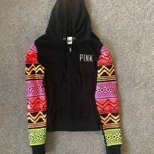 ❤️ PRICE DROP ❤️ PINK Neon Aztec Hoodie